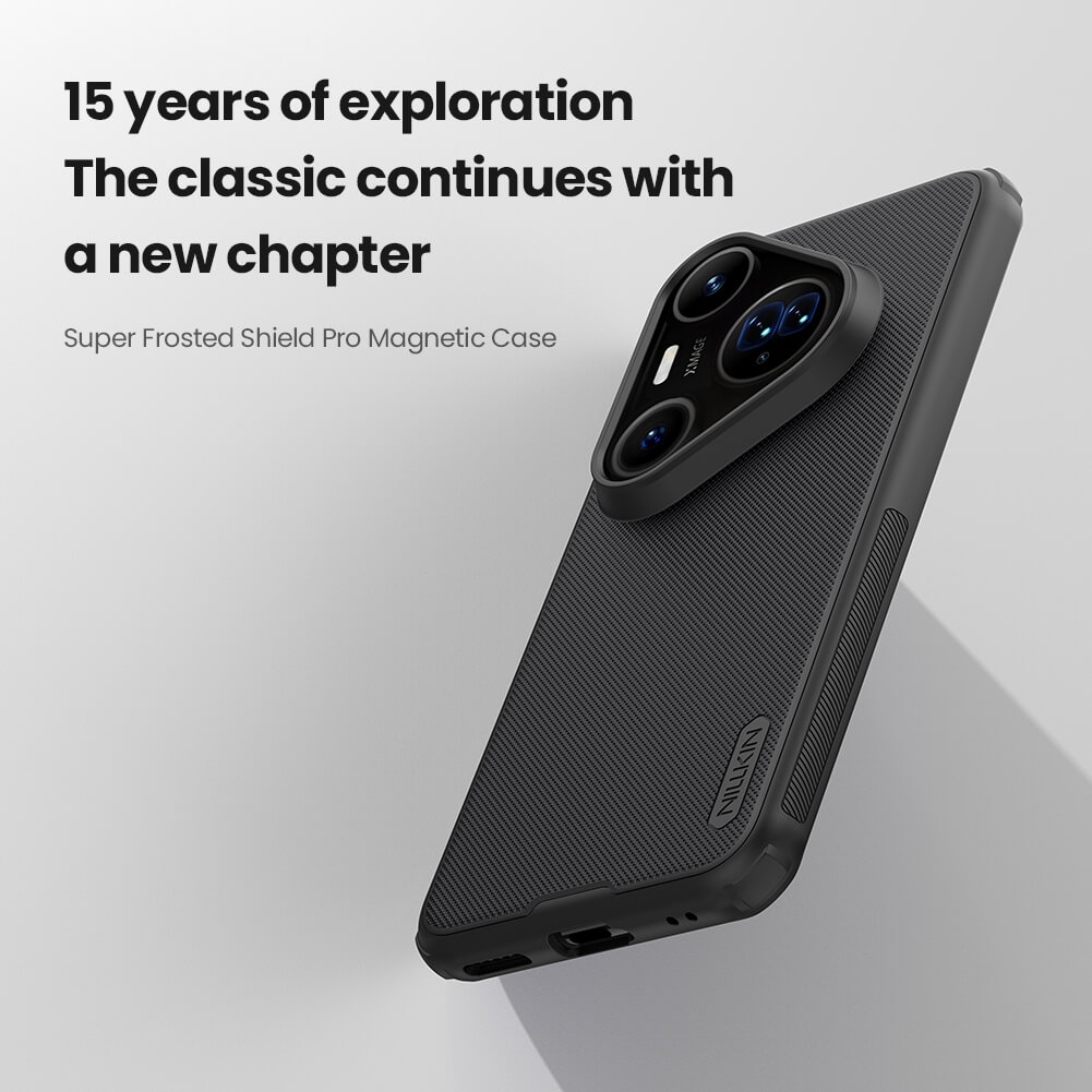 Чехол-крышка NILLKIN для Huawei Pura 80 Pro, Pura 80 Pro Plus (Pura 80 Pro+) (серия Frosted shield Pro Magnetic case)